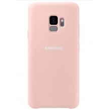 Оригинален гръб Silicone Cover за Samsung Galaxy S9 G960 - розов