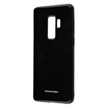 Силиконов калъф / гръб / TPU MOLAN CANO Jelly Case за Samsung Galaxy S9 Plus G965 - черен / брокат