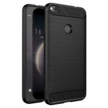 Силиконов калъф / гръб / TPU за Huawei Honor 8 Lite - черен / carbon