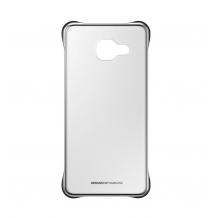 Оригинален твърд гръб Clear Cover EF-QA310C за Samsung Galaxy A3 2016 A310 - прозрачен със сребрист кант