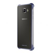 Оригинален твърд гръб Clear Cover EF-QA510C за Samsung Galaxy A5 2016 A510 - прозрачен с тъмно син кант