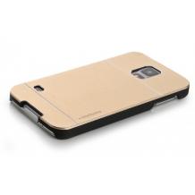 Луксозен твърд гръб / капак / MOTOMO за Samsung Galaxy S5 G900 – златист
