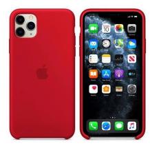 Оригинален гръб Silicone Cover за Apple iPhone 11 Pro Max 6.5" - червен