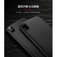 Луксозен силиконов калъф / гръб / TPU ROCK DOT Series за Apple iPhone X - черен