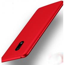 Силиконов калъф / гръб / TPU Case за Xiaomi RedMi Note 4 - тъмно червен / мат