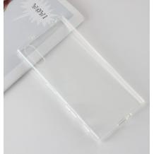 Силиконов калъф / гръб / TPU за Sony Xperia XZ - прозрачен / гланц