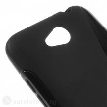 Силиконов калъф / гръб / TPU S-Line за HTC Desire 616 - черен