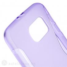 Силиконов калъф / гръб / TPU S-Line за Samsung Galaxy S6 G920 - лилав