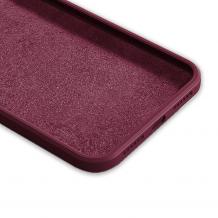 Силиконов калъф / кейс / Nano TPU за Oppo A5x - бордо гръб със защита за камерата