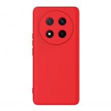 Силиконов калъф / кейс / Nano TPU за Honor Magic 7 Lite - червен гръб със защита за камерата