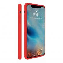 Силиконов калъф / кейс / Nano TPU за Apple iPhone 16e - червен гръб със защита за камерата