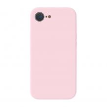 Силиконов калъф / кейс / Nano TPU за Apple iPhone 16e - светлорозов гръб със защита за камерата