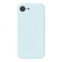 Силиконов калъф / кейс / Nano TPU за Apple iPhone 16e - светлосин гръб със защита за камерата