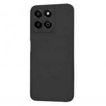 Силиконов калъф / гръб / TPU кейс за Honor 400 Smart - черен гръб със защита за камерата / мат