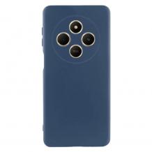 Силиконов калъф / кейс / Nano TPU за Honor Magic 7 Lite - тъмносин гръб със защита за камерата