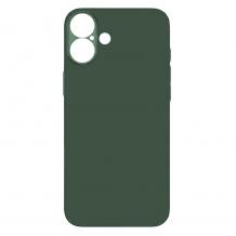 Силиконов калъф / гръб / TPU кейс за Apple iPhone 17 (6.3) - тъмнозелен гръб със защита за камерата