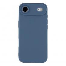 Силиконов калъф / гръб / TPU кейс за Apple iPhone 17 Air (6.9) - син гръб със защита за камерата