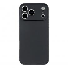Силиконов калъф / гръб / TPU кейс за Apple iPhone 17 Pro (6.3) - черен гръб със защита за камерата