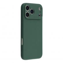 Силиконов калъф / гръб / TPU кейс за Apple iPhone 17 Pro (6.3) - тъмнозелен гръб със защита за камерата