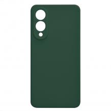 Силиконов калъф / гръб / TPU кейс за Samsung Galaxy S25 Edge - Тъмнозелен гръб със защита за камерата