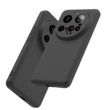 Силиконов калъф / кейс / Nano TPU за Xiaomi 15 Ultra - черен гръб със защита за камерата