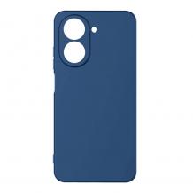 Силиконов калъф / гръб / TPU кейс за Xiaomi Redmi A5 4G / 173.45mm 6.88 " - тъмносин гръб със защита за камерата / мат
