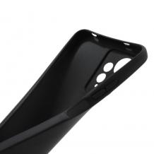 Силиконов калъф / гръб / кейс TPU Silicone Soft Cover case за Xiaomi Redmi Note 12 4G - черен със защита за камерата