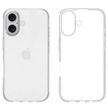 Силиконов калъф / гръб / TPU кейс за iPhone 16 / 6.1 / - прозрачен