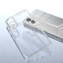 Силиконов калъф / гръб / TPU кейс за Samsung Galaxy S25 Edge - прозрачен гръб със защита за камерата