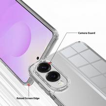 Силиконов калъф / гръб / TPU кейс за Samsung Galaxy S25 Edge - прозрачен гръб със защита за камерата