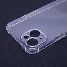 Удароустойчив силиконов калъф / кейс / TPU Anti Shock за iPhone 15 6.1 - прозрачен