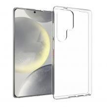 Силиконов калъф / гръб / TPU кейс за Samsung Galaxy S25 Ultra - прозрачен