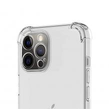 Удароустойчив силиконов калъф / гръб / TPU за iPhone 14 Pro Max - прозрачен