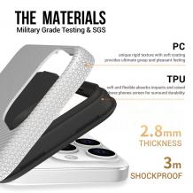 Луксозен калъф / гръб / Vmax Triangle кейс за Samsung Galaxy S24 Ultra - сив