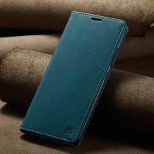Луксозен кожен калъф Flip тефтер Autspace със стойка за Huawei Pura 70 Ultra - тюркоаз
