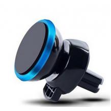 Магнитна универсална стойка за кола Air Vent - черна със синьо