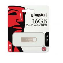 USB Flash памет Kingston USB 2.0 Data Traveler SE9 16GB - сребриста