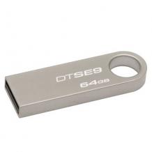 USB Flash памет Kingston USB 2.0 Data Traveler SE9 64GB - сребриста