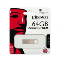 USB Flash памет Kingston USB 2.0 Data Traveler SE9 64GB - сребриста