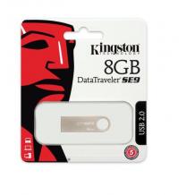 USB Flash памет Kingston USB 2.0 Data Traveler SE9 8GB - сребриста