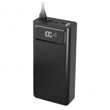 Универсална външна батерия XO PR125 Digital Display 50000mAh / Universal Power Bank Digital Display XO PR125 50000mAh - черна
