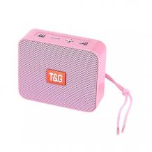 Bluetooth mini тонколона T&G 166 / T&G 166 Bluetooth mini Speaker - розова