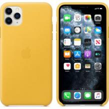 Оригинален гръб Silicone Cover за Apple iPhone 11 Pro Max 6.5" - жълт