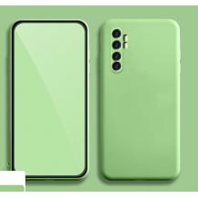 Луксозен силиконов калъф / гръб / TPU Soft Jelly Case за Xiaomi Mi Note 10 Lite - Зелен