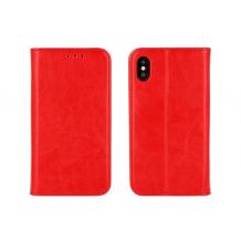 Луксозен кожен калъф Special Case за Samsung Galaxy S20 FE - Червен