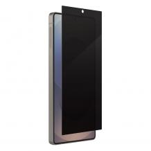 Privacy 5D full cover Tempered glass Full Glue screen protector Honor 600 / 600 Pro / Извит стъклен скрийн протектор Privacy с лепило от вътрешната страна за Honor 600 / 600 Pro - черен / прозрачен