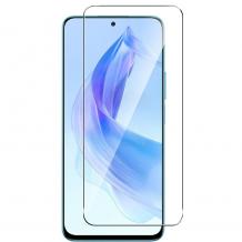 5D full cover Tempered glass Full Glue screen protector Honor 200 Pro / Извит стъклен скрийн протектор с лепило от вътрешната страна за Honor 200 Pro - черен кант