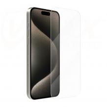 Комплект силиконов гръб със стъклен протектор за iPhone 13 (6.1) - прозрачен кейс