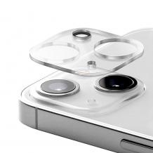 Стъклен протектор за задна камера 5D Full cover за Apple iPhone 14 - прозрачен
