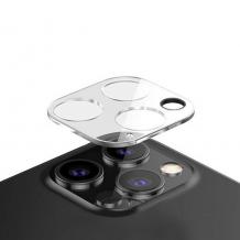 Стъклен протектор за задна камера 5D Full cover за Apple iPhone 14 Pro - прозрачен